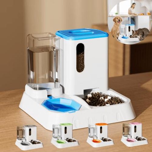 Distributeur automatique pour chats et chiens – repas et eau pratiques (colleur aléatoire)